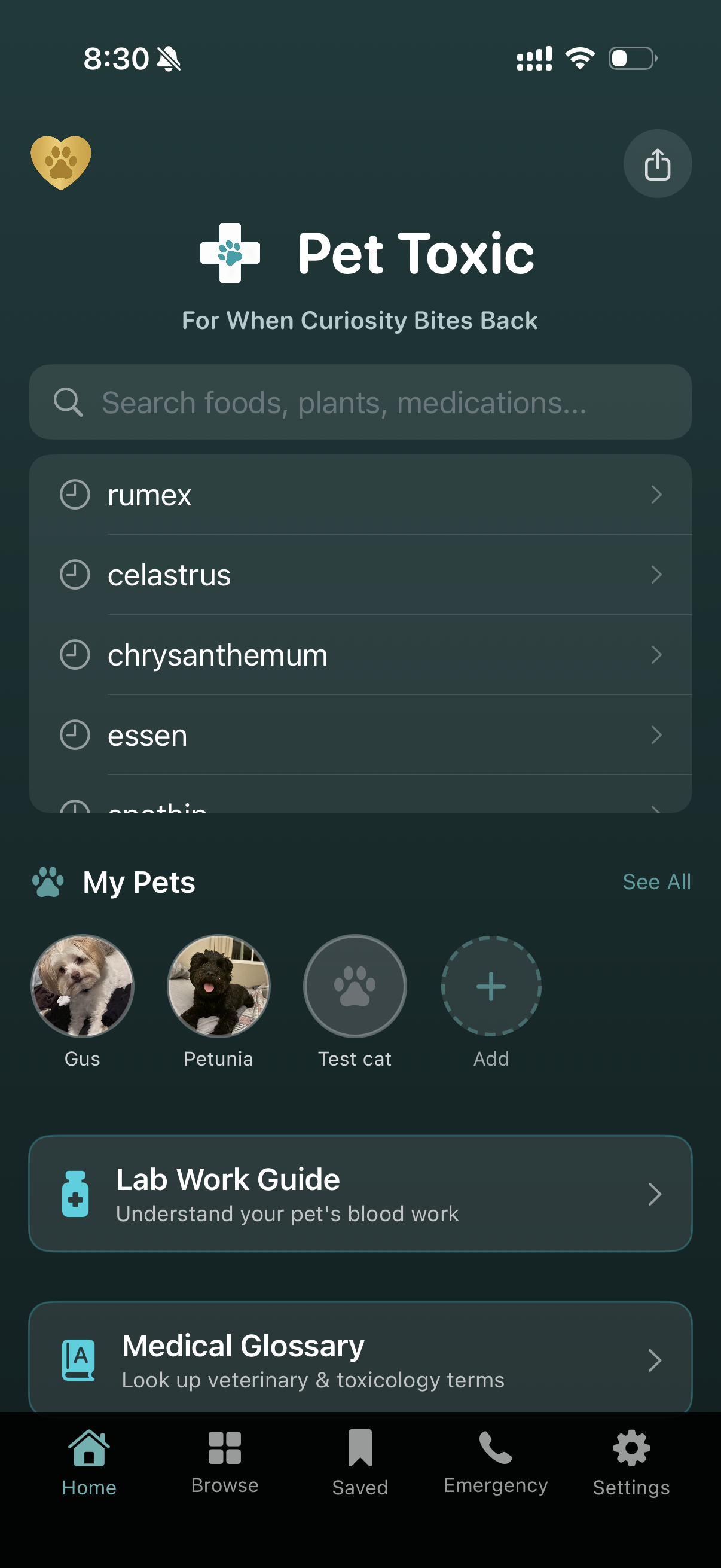 Pet Toxic screenshot 1